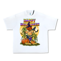 White happy halloween Urban Heavy Tee - LillyAllenDesigns