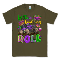 Army Green let the good times roll with mardi gras monster tr Classic Tee - LillyAllenDesigns
