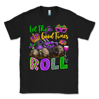 Black let the good times roll with mardi gras monster tr Classic Tee - LillyAllenDesigns