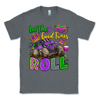 Charcoal Heather let the good times roll with mardi gras monster tr Classic Tee - LillyAllenDesigns