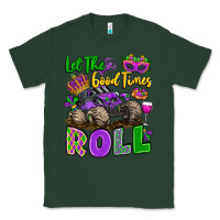 Sports Green let the good times roll with mardi gras monster tr Classic Tee - LillyAllenDesigns