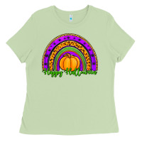 Matcha happy halloween rainbow Ladies Tee - Jasminsmagicworld