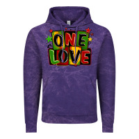 Cloud Purple one love juneteenth Vintage Hoodie - LillyAllenDesigns