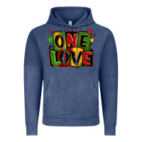 Vintage Denim one love juneteenth Vintage Hoodie - LillyAllenDesigns