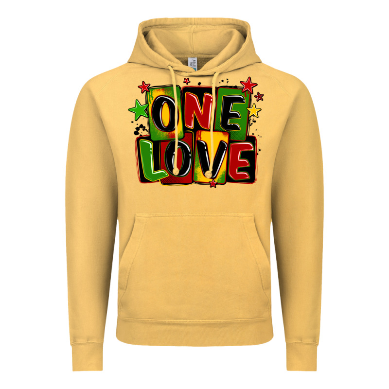 One Love Juneteenth Vintage Hoodie by LillyAllenDesigns | Teevron