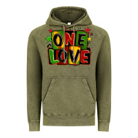 Vintage Olive one love juneteenth Vintage Hoodie - LillyAllenDesigns