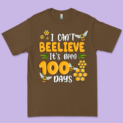 I Cant Beelieve Its Been 100 Days Premium Tee Designed By Maliassmallbusiness