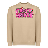 Mushroom Breast Cancer truck driver Heavyweight Sweatshirt - texasbilliewilder