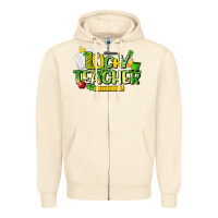Sandshell lucky teacher St. Patrick's Day Zipper Hoodie - HowdyJamesFarm