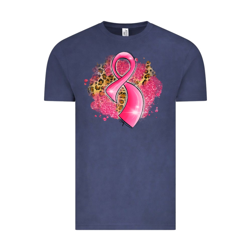 Breast Cancer Awareness Ribbon With Glitter Pink L Vintage Tee by LillyAllenDesigns | Teevron