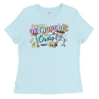 Baby Blue orthopedic crew Ladies Tee - MaliasSmallBusiness