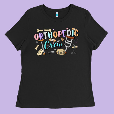 Orthopedic Crew Ladies Tee Designed By Maliassmallbusiness