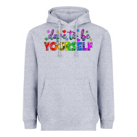 Heather Grey Western Dare To Be Yourself LGBTQ Heavyweight Hoodie - BundleAndBundleShop