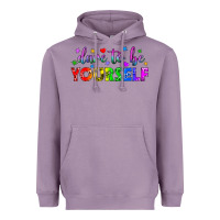 Lavender Western Dare To Be Yourself LGBTQ Heavyweight Hoodie - BundleAndBundleShop
