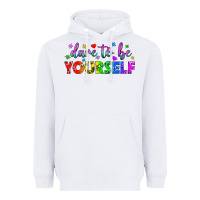 White Western Dare To Be Yourself LGBTQ Heavyweight Hoodie - BundleAndBundleShop