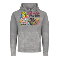 Cloud Rock i just want to stay home and craft Vintage Hoodie - LillyAllenDesigns