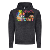 Vintage Black i just want to stay home and craft Vintage Hoodie - LillyAllenDesigns