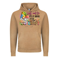 Vintage Camel i just want to stay home and craft Vintage Hoodie - LillyAllenDesigns
