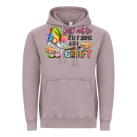Vintage Zinc i just want to stay home and craft Vintage Hoodie - LillyAllenDesigns
