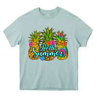 Arona hello summer pineapple Heavy Core Tee - Jasminsmagicworld
