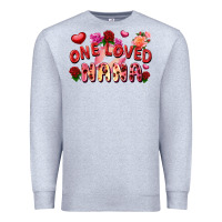 Heather Grey one loved nana Premium Sweatshirt - FaDigitalArtStudio