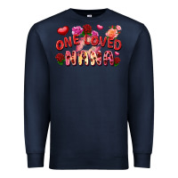 Navy one loved nana Premium Sweatshirt - FaDigitalArtStudio