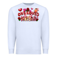 White one loved nana Premium Sweatshirt - FaDigitalArtStudio
