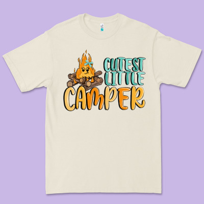 Cutest Little Camper Premium Tee Designed By Maliassmallbusiness