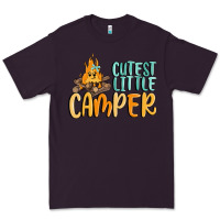 Plum cutest little camper Premium Tee - MaliasSmallBusiness