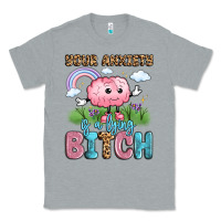 Heather Grey your anxiety is a lying bitch Classic Tee - LillyAllenDesigns