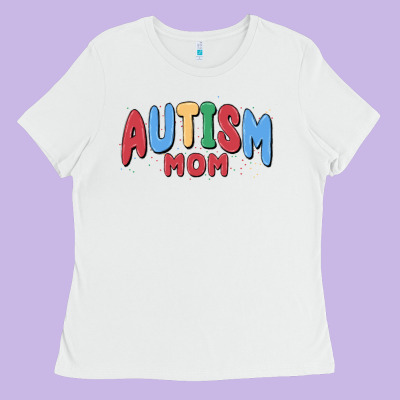 Autism Mom Ladies Tee Designed By Maliassmallbusiness
