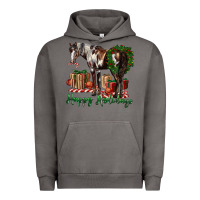Pigment Tornado happy holidays mustang horse Urban Hoodie - LillyAllenDesigns