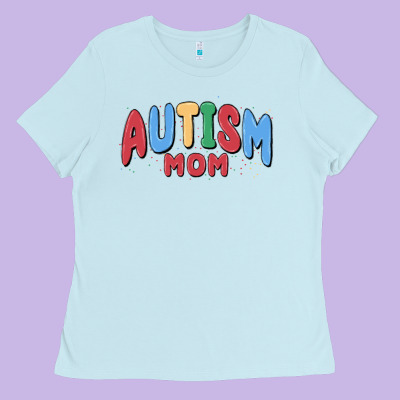 Autism Mom Ladies Tee Designed By Maliassmallbusiness