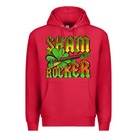 Cardinal St. Patrick’s Day sham rocker with guitar Premium Hoodie - OliviaCreatesArt