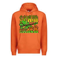 Carrot St. Patrick’s Day sham rocker with guitar Premium Hoodie - OliviaCreatesArt