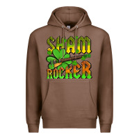 Chestnut St. Patrick’s Day sham rocker with guitar Premium Hoodie - OliviaCreatesArt