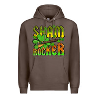 Coffee St. Patrick’s Day sham rocker with guitar Premium Hoodie - OliviaCreatesArt