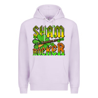 Lilac St. Patrick’s Day sham rocker with guitar Premium Hoodie - OliviaCreatesArt