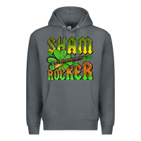 Rock St. Patrick’s Day sham rocker with guitar Premium Hoodie - OliviaCreatesArt