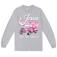 Moon Dust Leopard Floral Pink Car Jesus Take The Wheel Long Sleeve Tee - Bettercallsaul