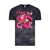 Cloud Black cheer for the cure breast cancer Vintage Tee - LillyAllenDesigns