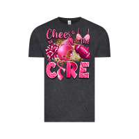 Vintage Black cheer for the cure breast cancer Vintage Tee - LillyAllenDesigns