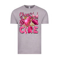 Vintage Zinc cheer for the cure breast cancer Vintage Tee - LillyAllenDesigns