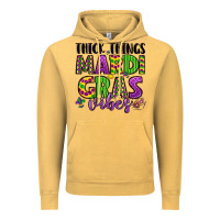 Vintage Mustard thick things mardi gras vibes Vintage Hoodie - LillyAllenDesigns