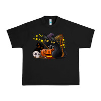 Black halloween black cats Urban Heavy Tee - LillyAllenDesigns