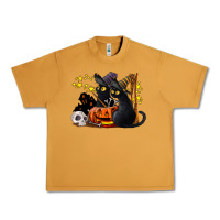 Peanut Butter halloween black cats Urban Heavy Tee - LillyAllenDesigns