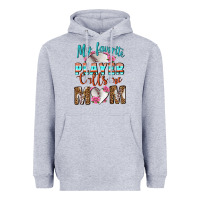 Heather Grey My Favorite Player Calls Me Mom Heavyweight Hoodie - BundleAndBundleShop