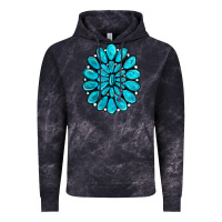 Cloud Black turquoise gemstone jewelny Vintage Hoodie - RanaPortraitStore