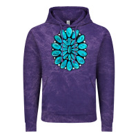 Cloud Purple turquoise gemstone jewelny Vintage Hoodie - RanaPortraitStore