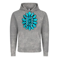 Cloud Rock turquoise gemstone jewelny Vintage Hoodie - RanaPortraitStore